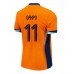 Maillot de foot Pays-Bas Cody Gakpo #11 Domicile vêtements Europe 2024 Manches Courtes